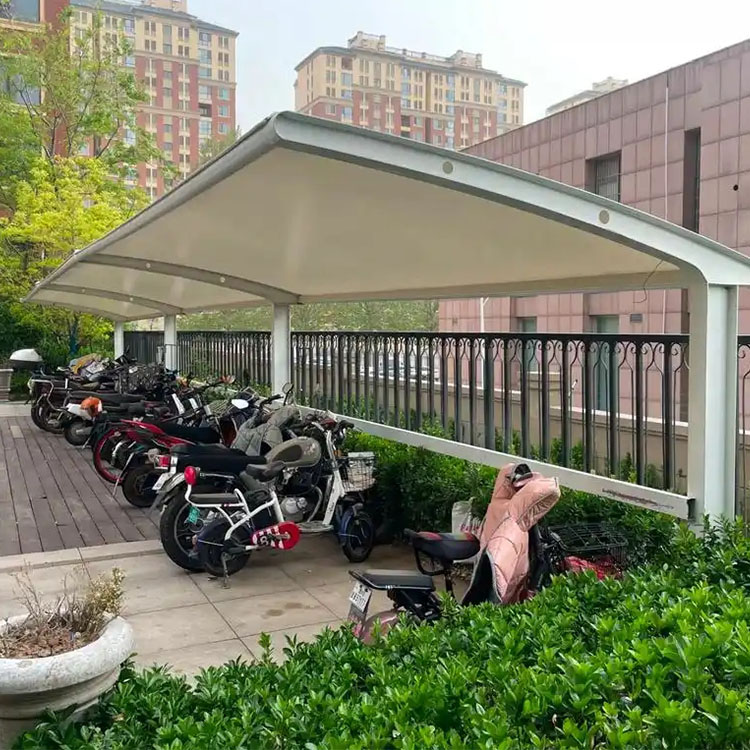 东至县膜结构电动车棚